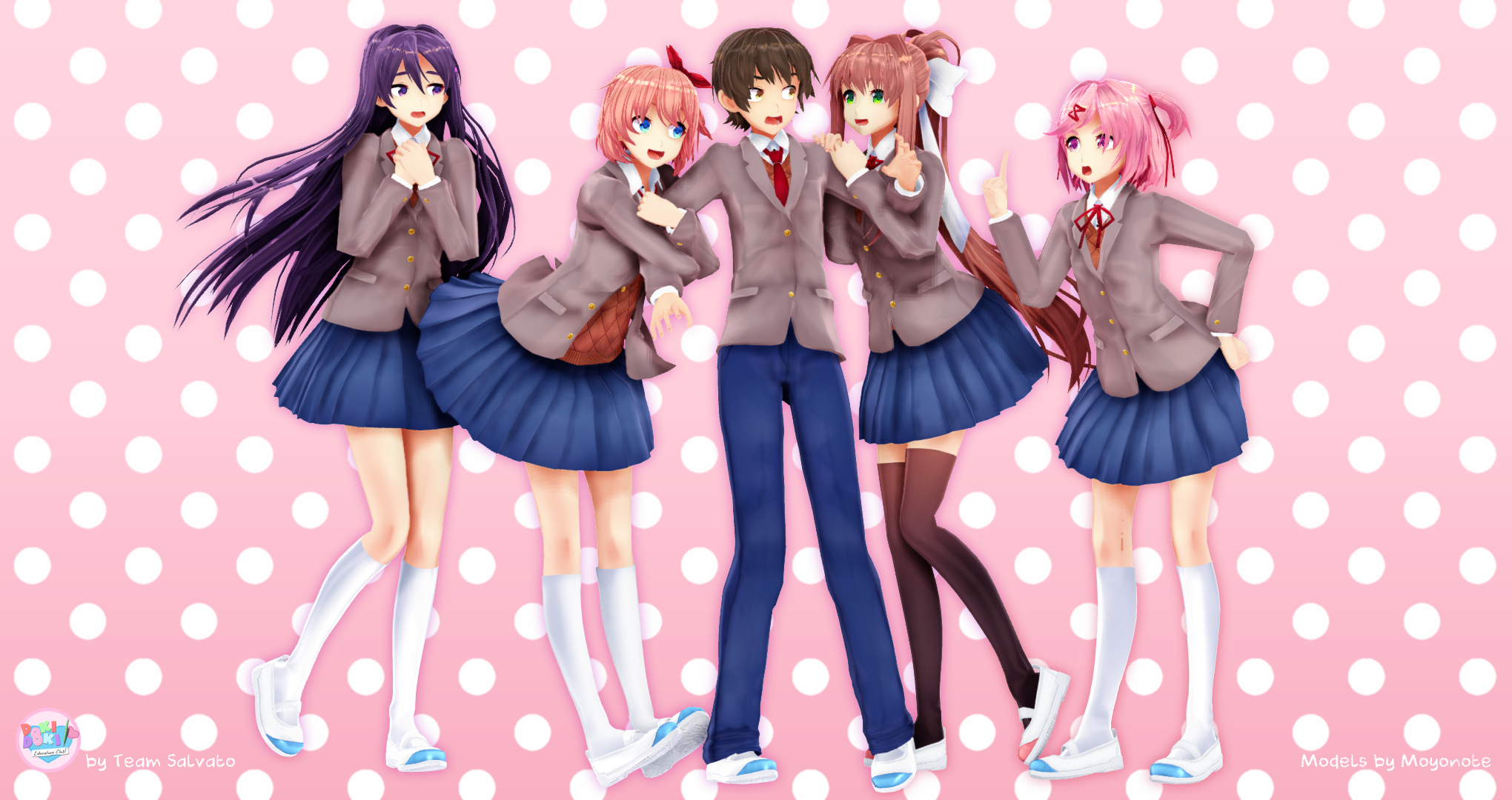 MMD: DDLC) Doki Doki Exit Music Menu by BlueRoseHilbert on DeviantArt