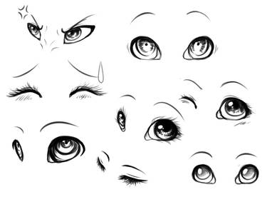 I LOVE TO DRAW EYES