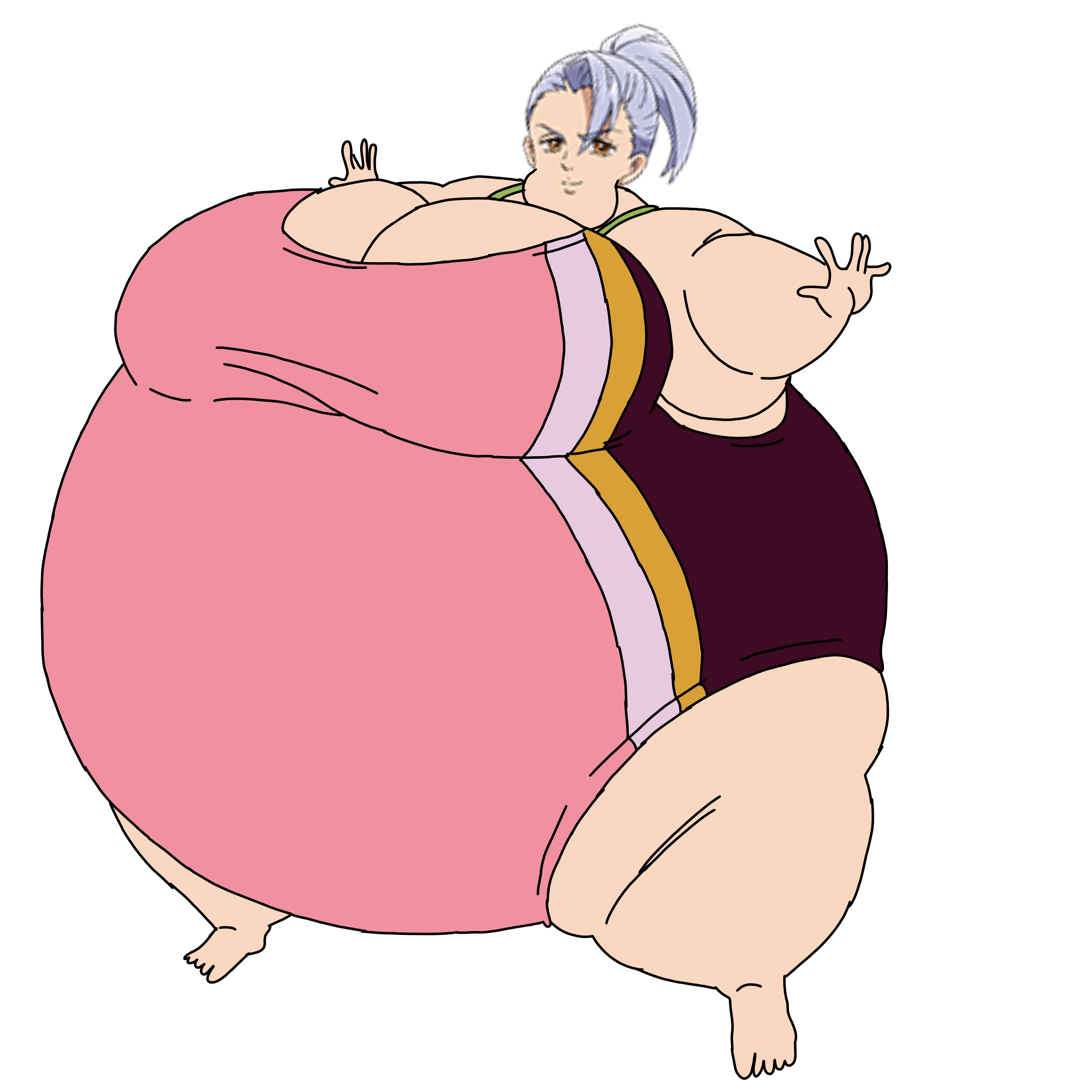 Chibi Roly Poly Obese Roly Poly Jericho by RockmanXGamer16 on DeviantArt