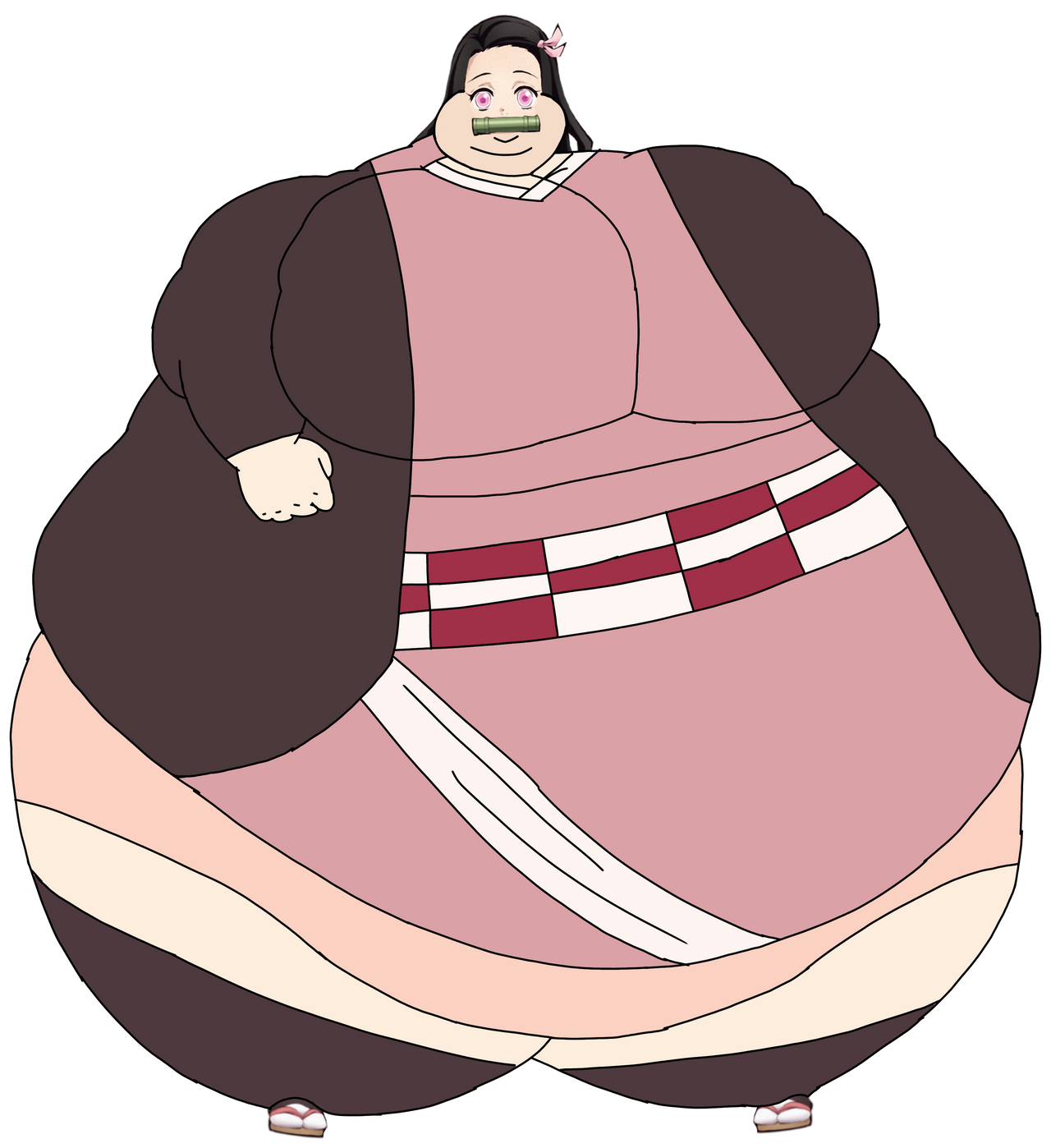 Slayer Inflation Obese Nezuko (Demon Slayer) by RockmanXGamer16 on DeviantArt