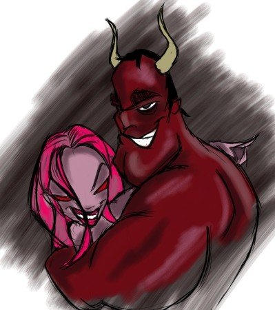 Hug Deamon Demon hug by gamergreen on DeviantArt