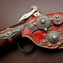 Ornate antique holsters