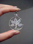 Magical Bubble Tree Pendant by Meowchee