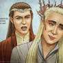 Elrond trying to tell Thranduil what to do