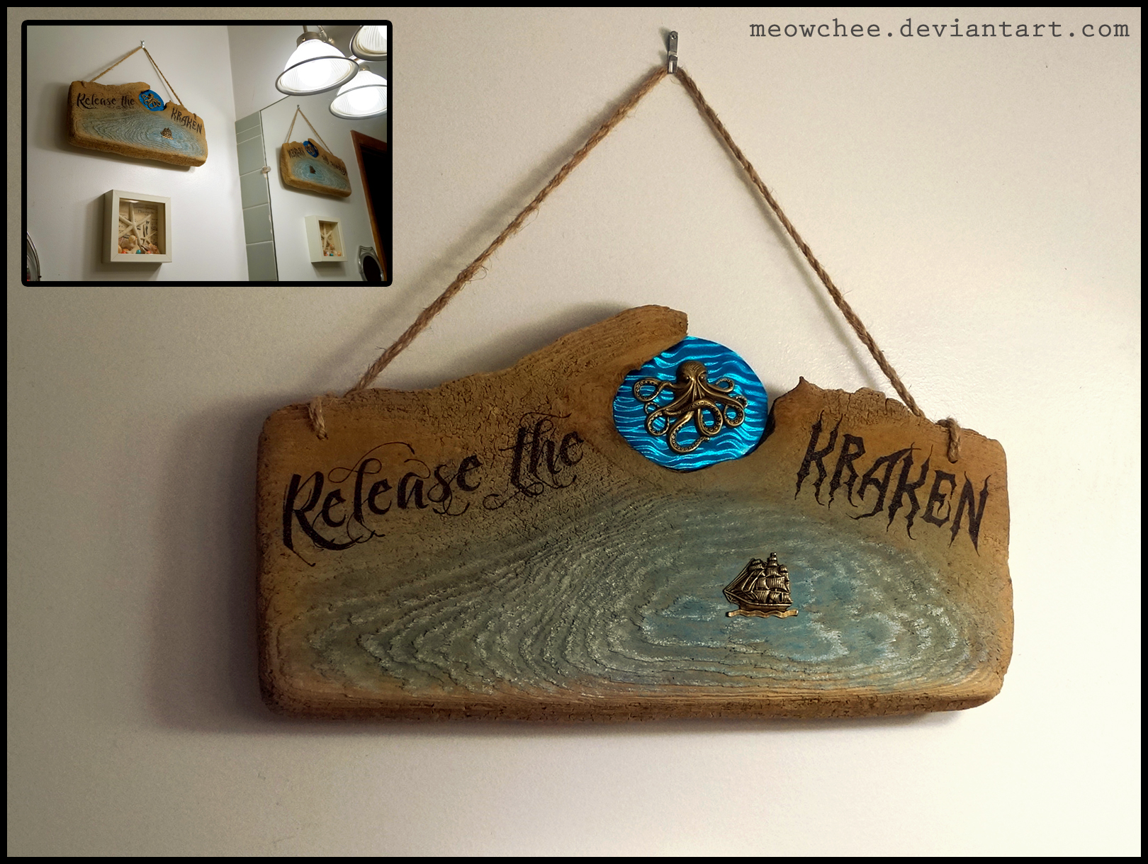 'Release the Kraken' sign