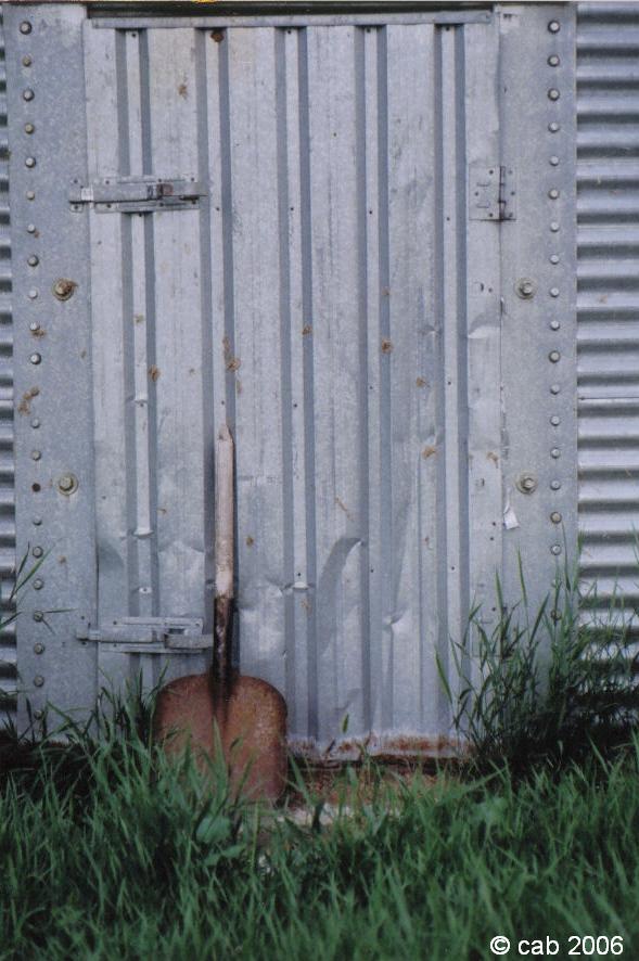 sheared shovel