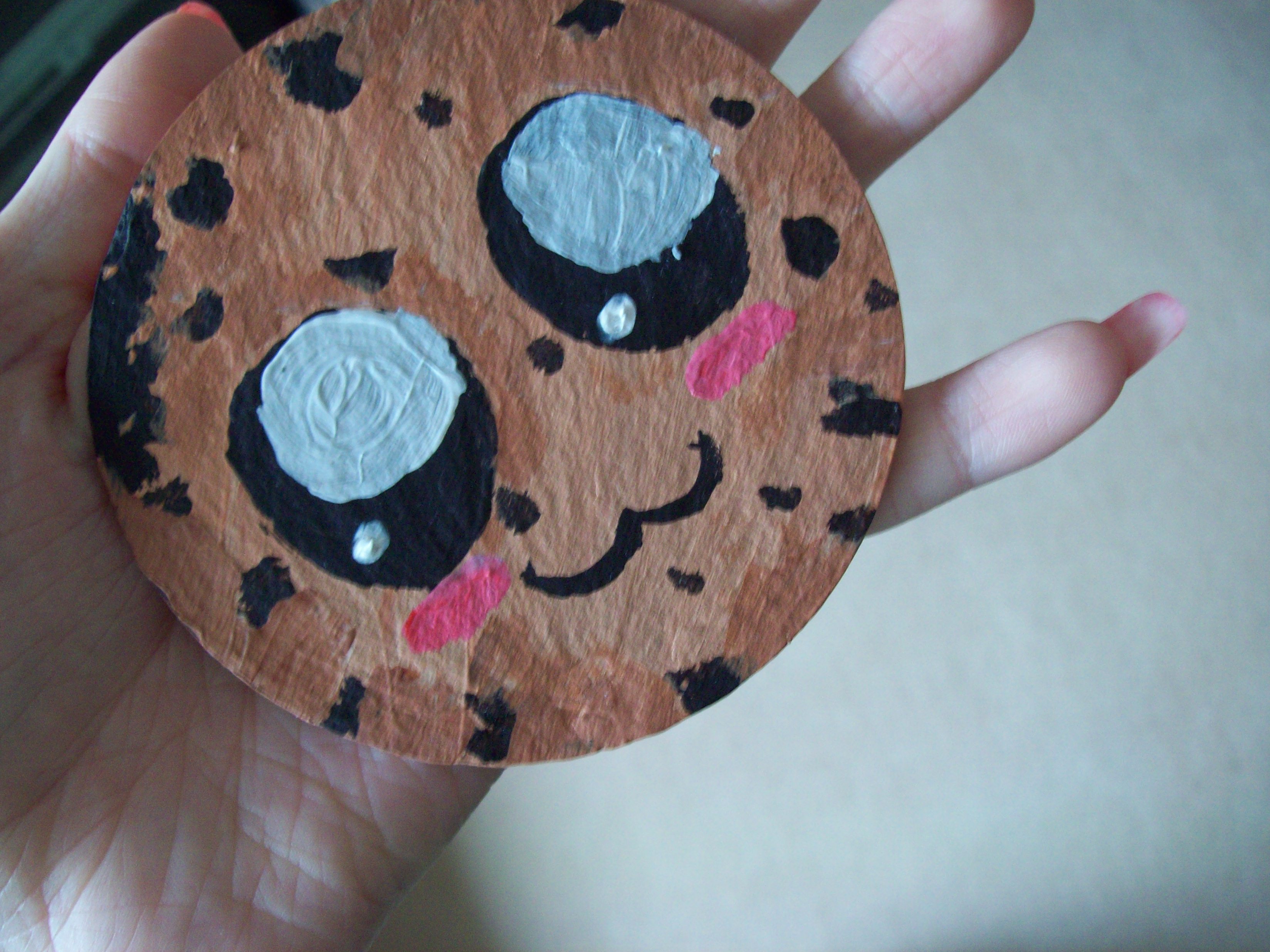 chibi cookie coaster