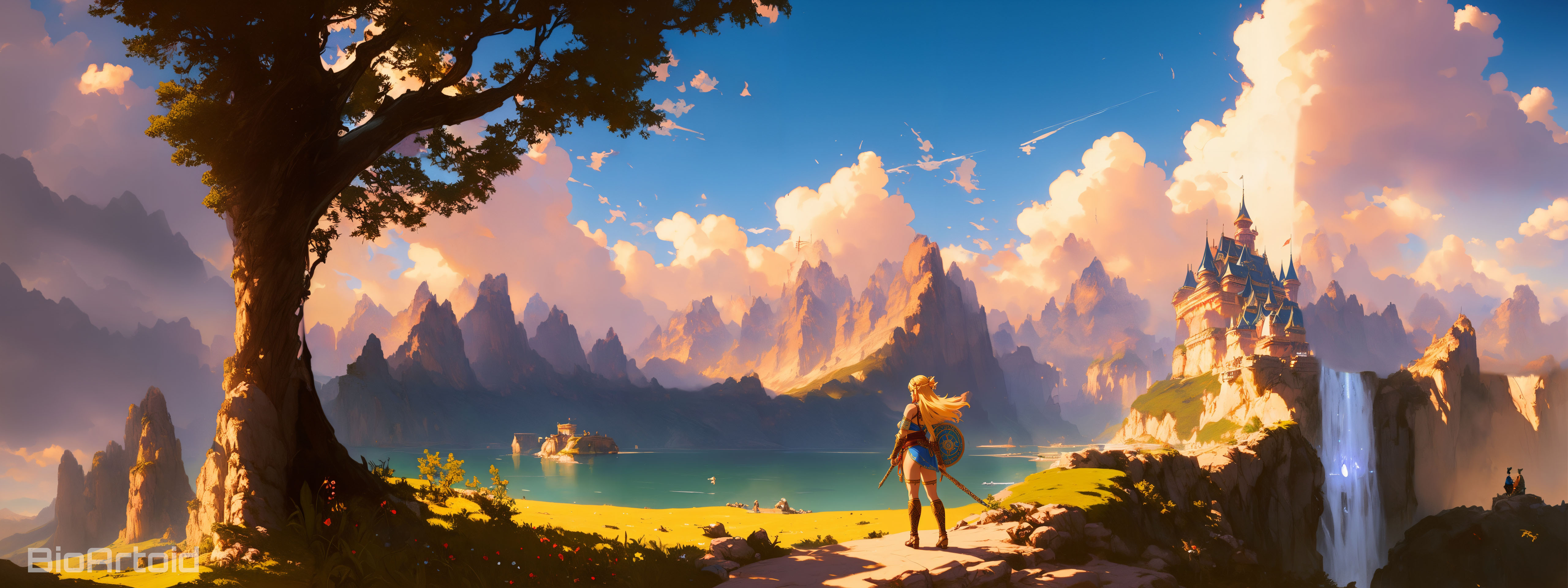 ElfPanorama by BioArtoid on DeviantArt