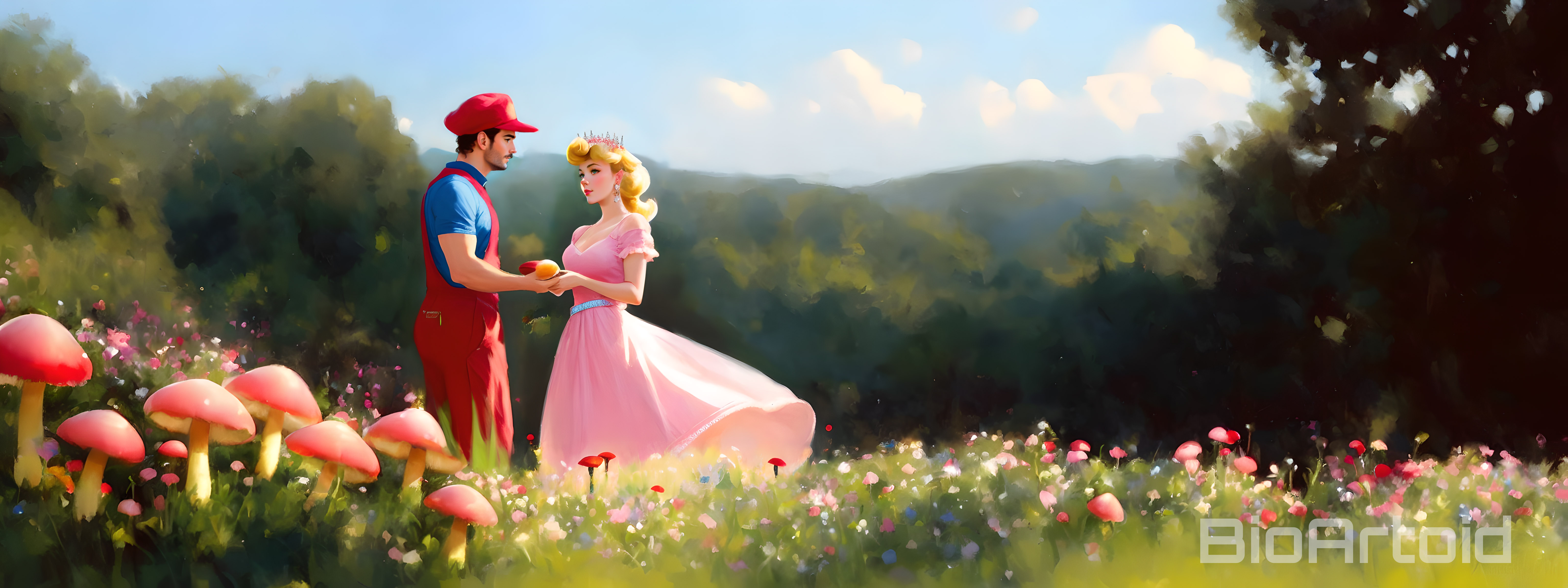 MushroomsAndPeaches by BioArtoid on DeviantArt