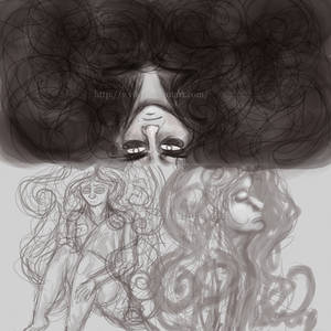 Sketches: big hair