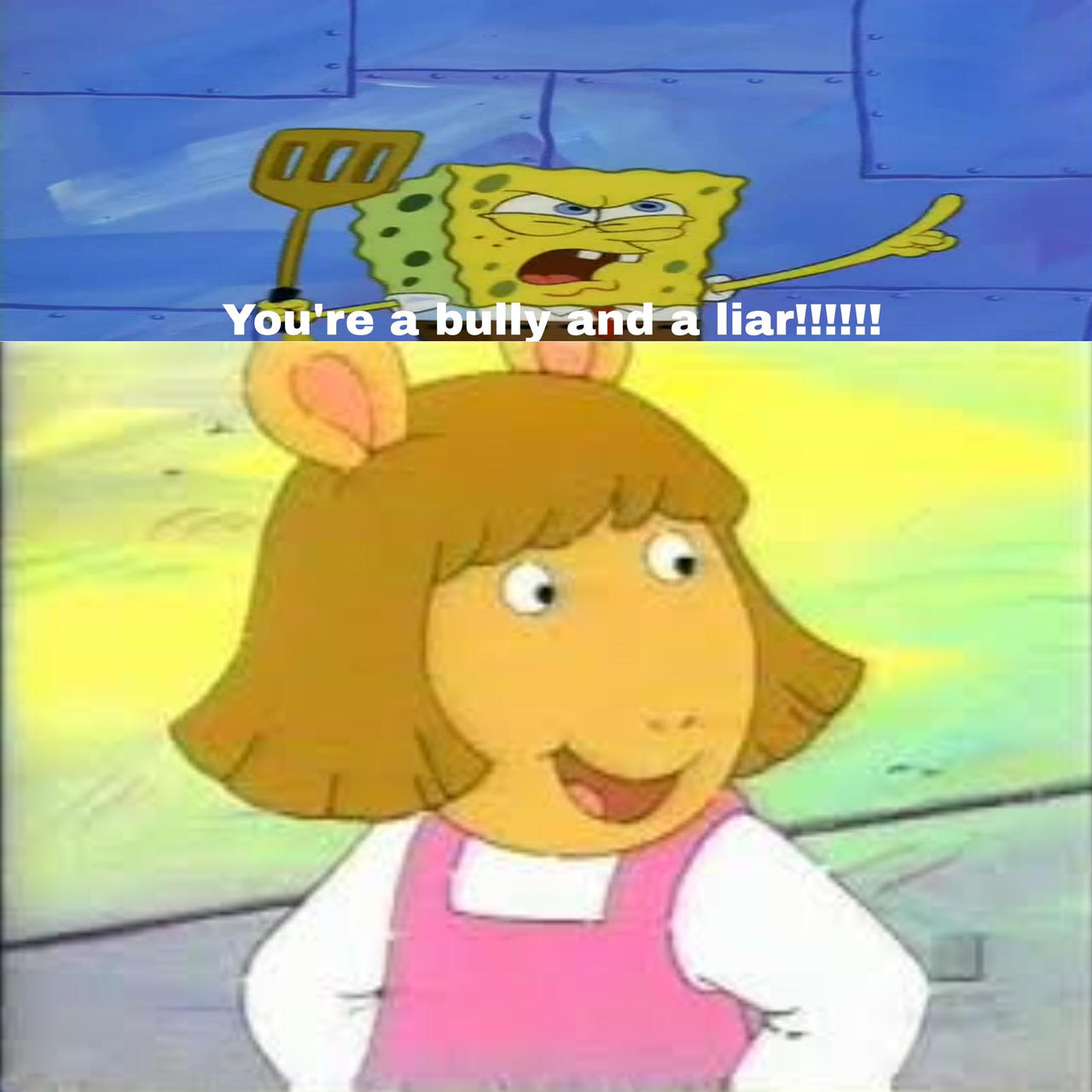 SpongeBob Calls D.W. A Bully And A Liar by unicycleboy21 on DeviantArt