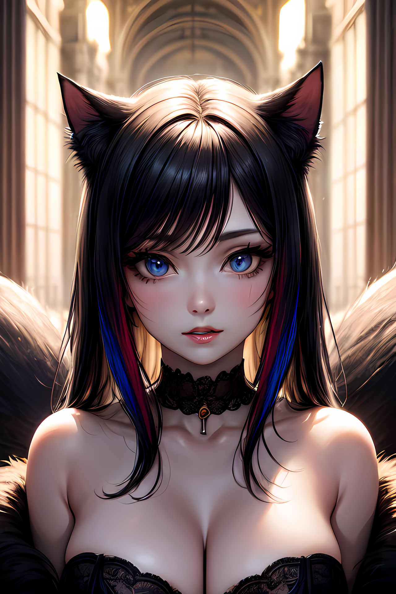 Lady cat by JeenLee on DeviantArt