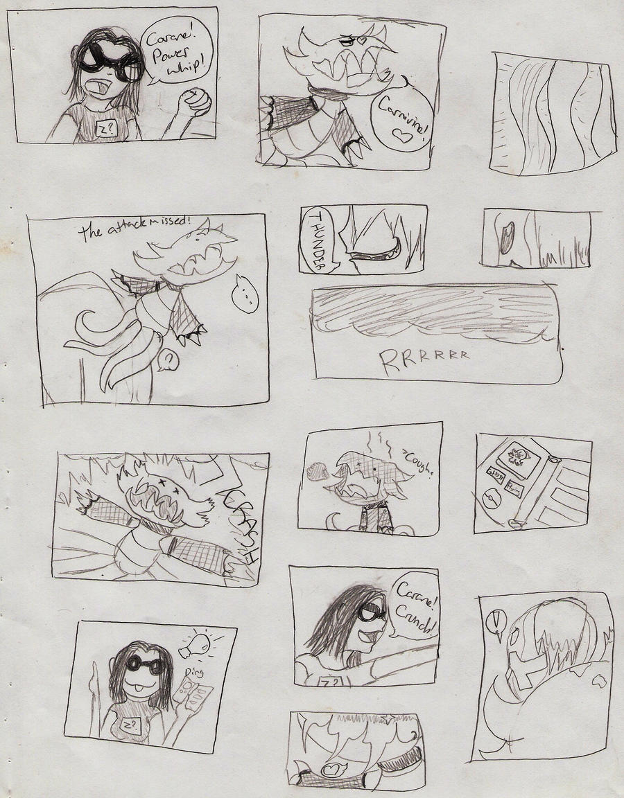 Old Comic Pokemon Battle pg 3 by GinChimera on DeviantArt