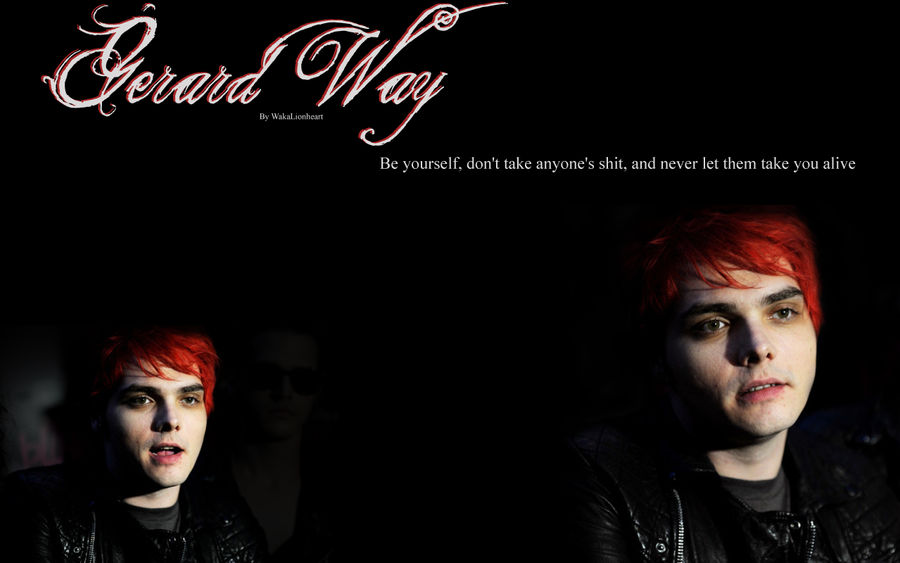 Gerard Way Computer Background Wallpaper 001: Gerard Way. by WakaLionheart on DeviantArt