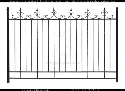 Iron Fence Cut Out 3