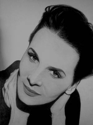 BINOCHE in B W by sinsenor