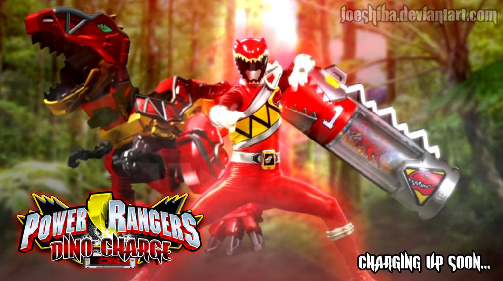 Dino Charge Red Promo Wallpaper