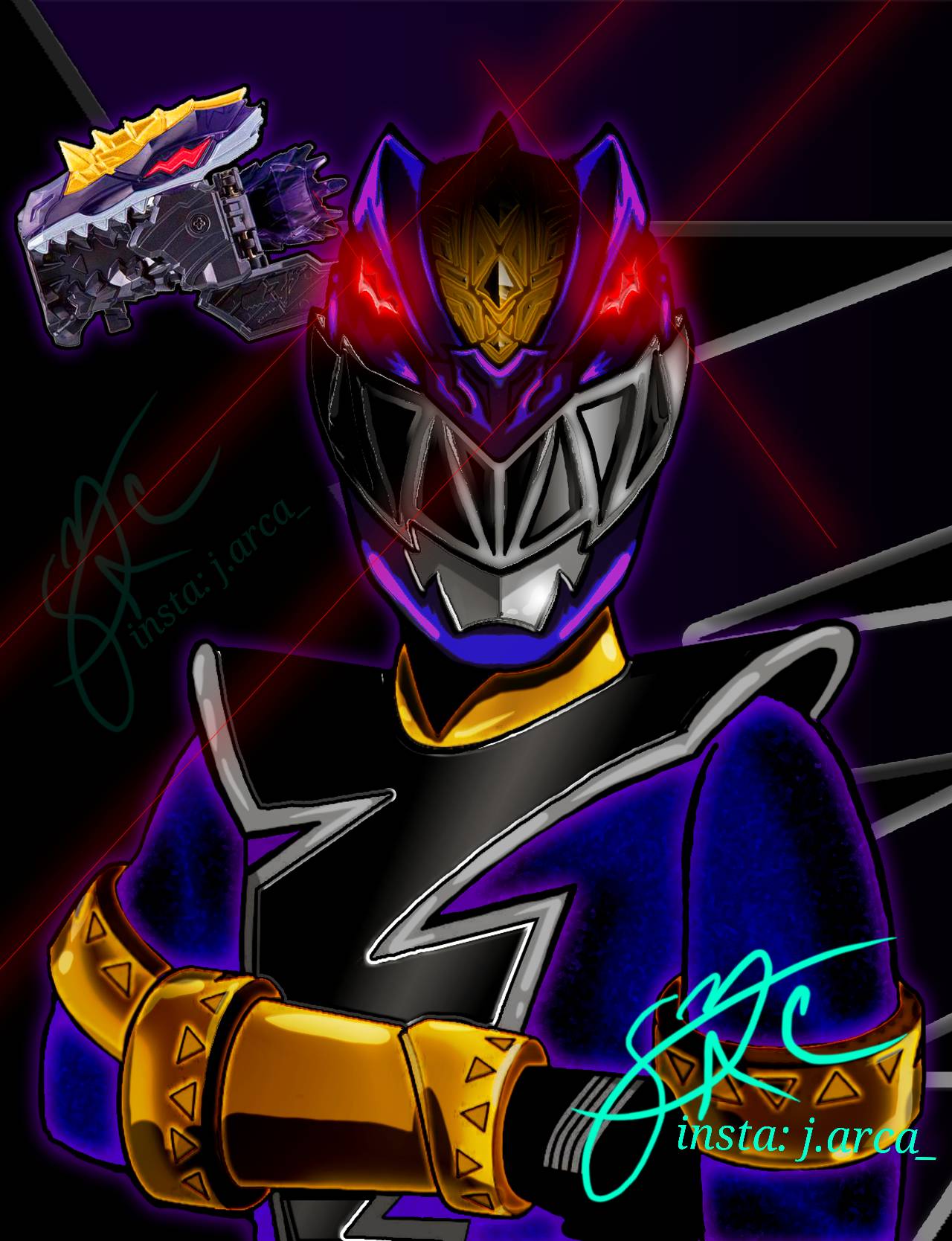 Dino Fury Shadow Ranger by JoeShiba on DeviantArt