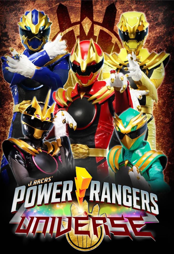 Power Ranger Line Up Poster Power Rangers Universe poster by JoeShiba on DeviantArt