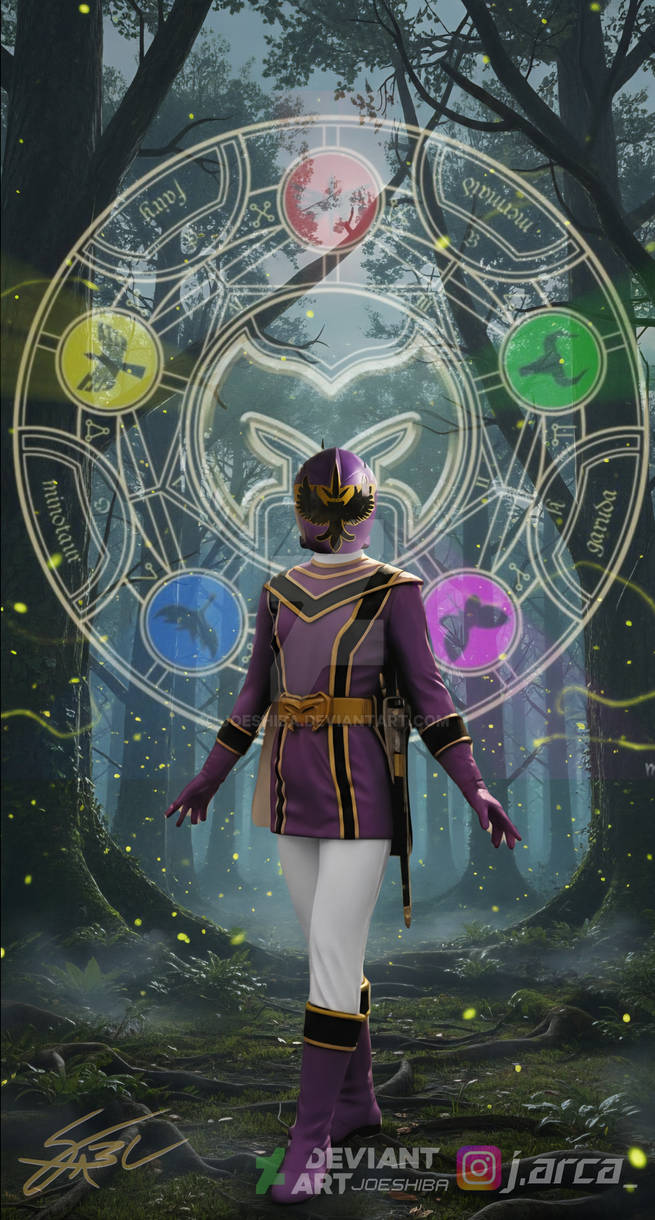 Burple From Rider Ranger Mystic Force Purple Ranger by JoeShiba on DeviantArt