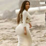 Kim Kardashian beachball butt