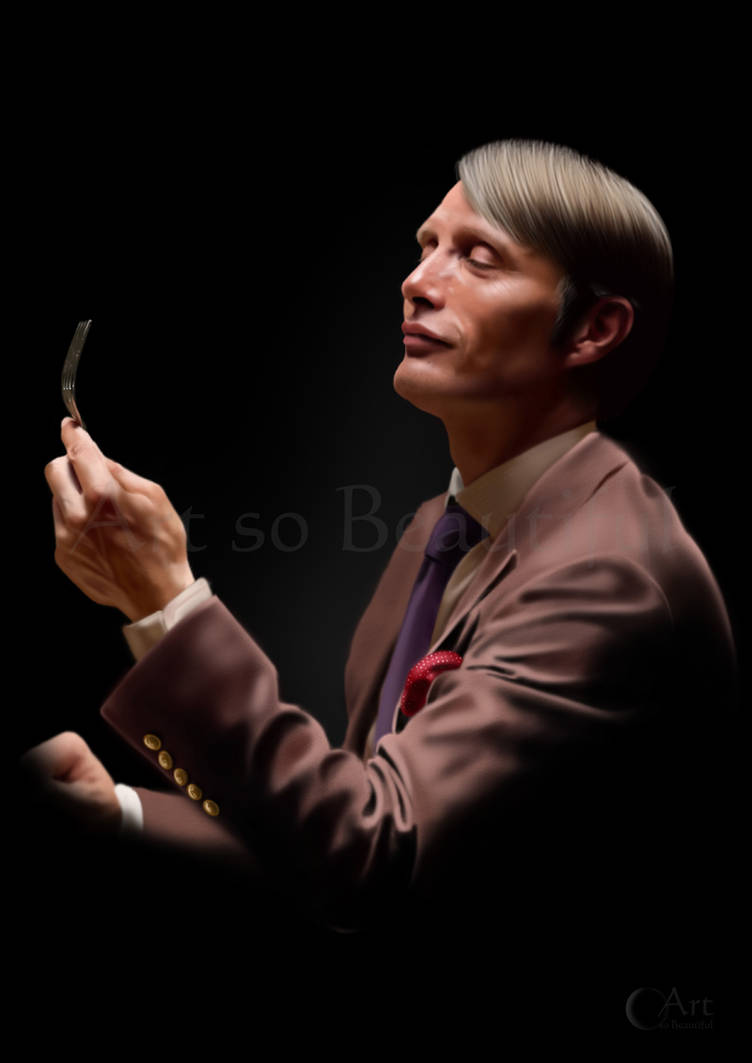 A Painting of Dr Hannibal Lecter by jht888 on DeviantArt