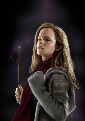 A Painting of Hermione Granger from Harry Potter