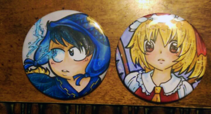 Completed Button Commisions!