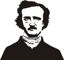 Edgar Allan Poe Stencil