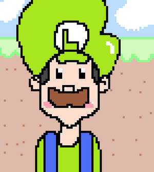 Luigi little art piece