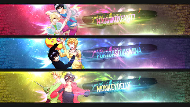 YOREKI ALLIANCE! - banners