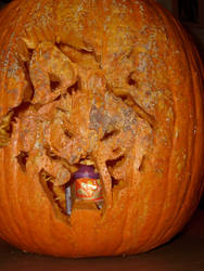 Wolf Pumpkin