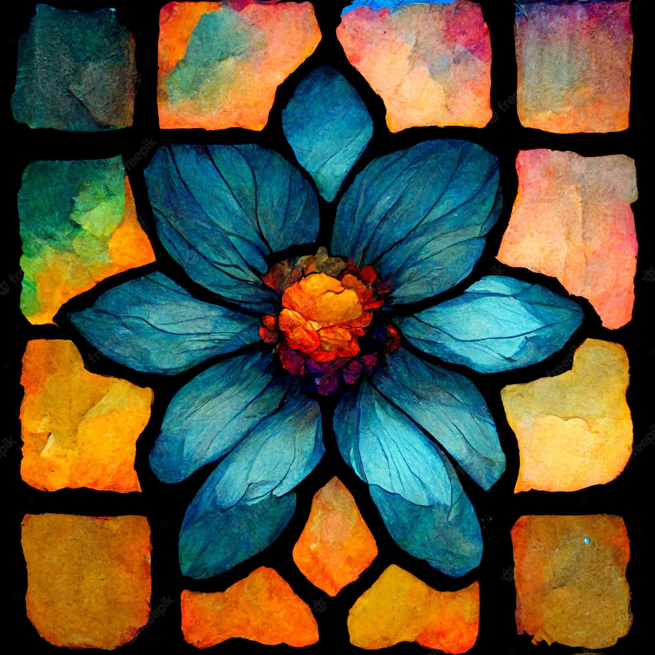Wp12174951-stained-glass-flowers-wallpapers by sillyjellybeans on