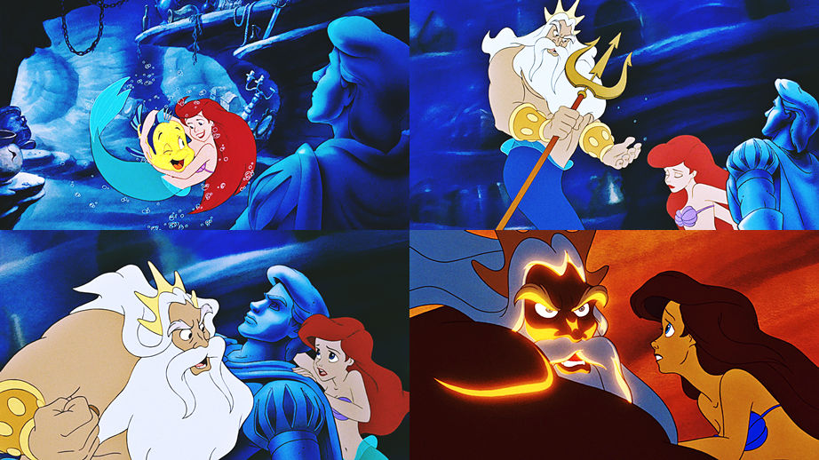 The Little Mermaid Destruction Of The Grotto by sillyjellybeans on