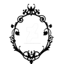096 Ornate Oval Frame Cutout01