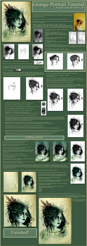 Grunge Portrait tutorial