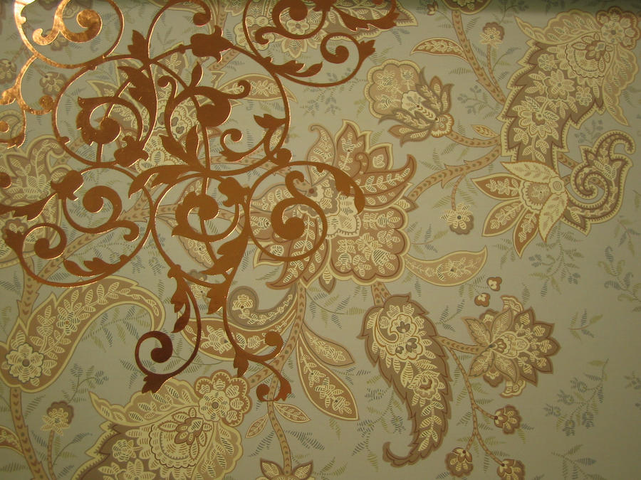 309 Gold Paisley