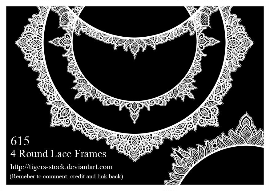 615 Round Lace Frames