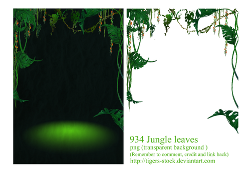934 Jungle Leaves