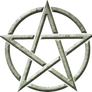 975 Stone Pentagram Cutout