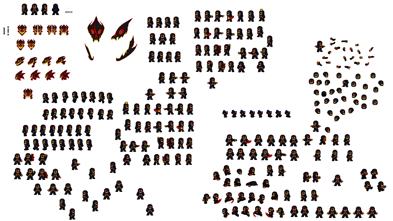 Error Sans Sprite Sheet COMPLETE By KoolAnimations On DeviantArt Error sans sprite sheet complete by koolanimations on deviantart
