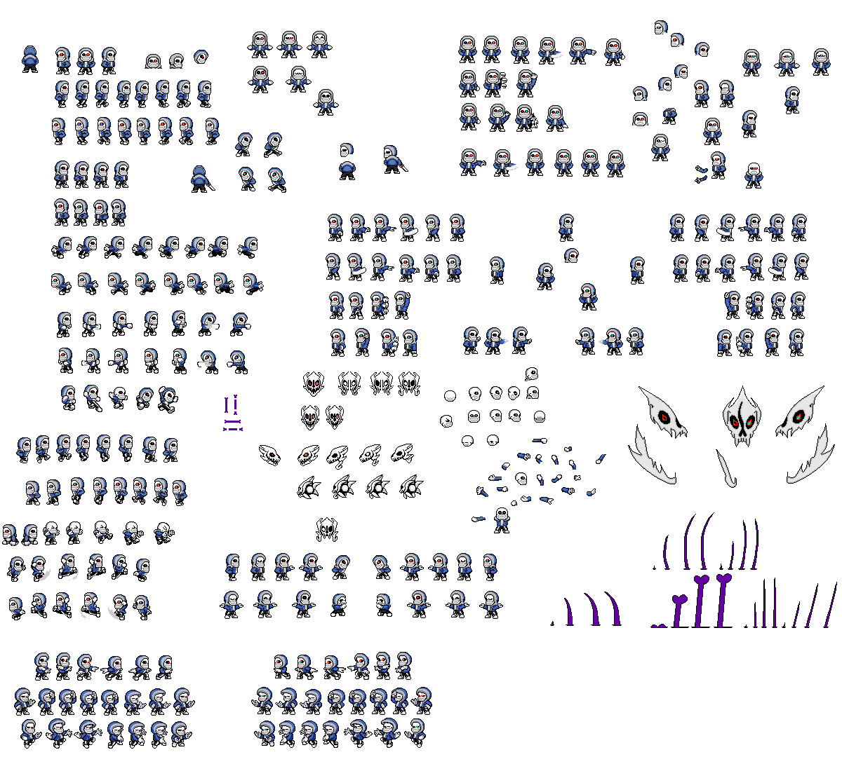 dust Sans and classic base sprites by TotalynotSnopeez on DeviantArt