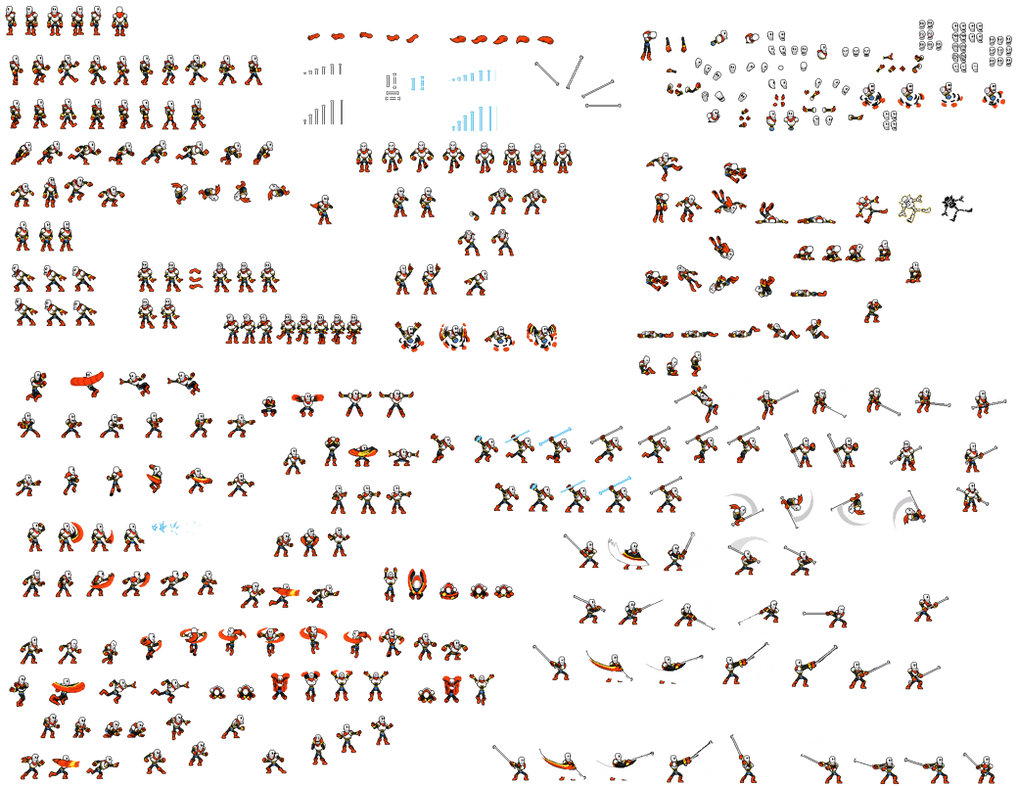 Ultimate Papyrus Sprite Sheet by KoolAnimations on DeviantArt