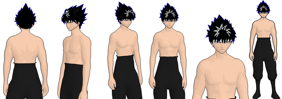 hiei model 2 remade cel wip