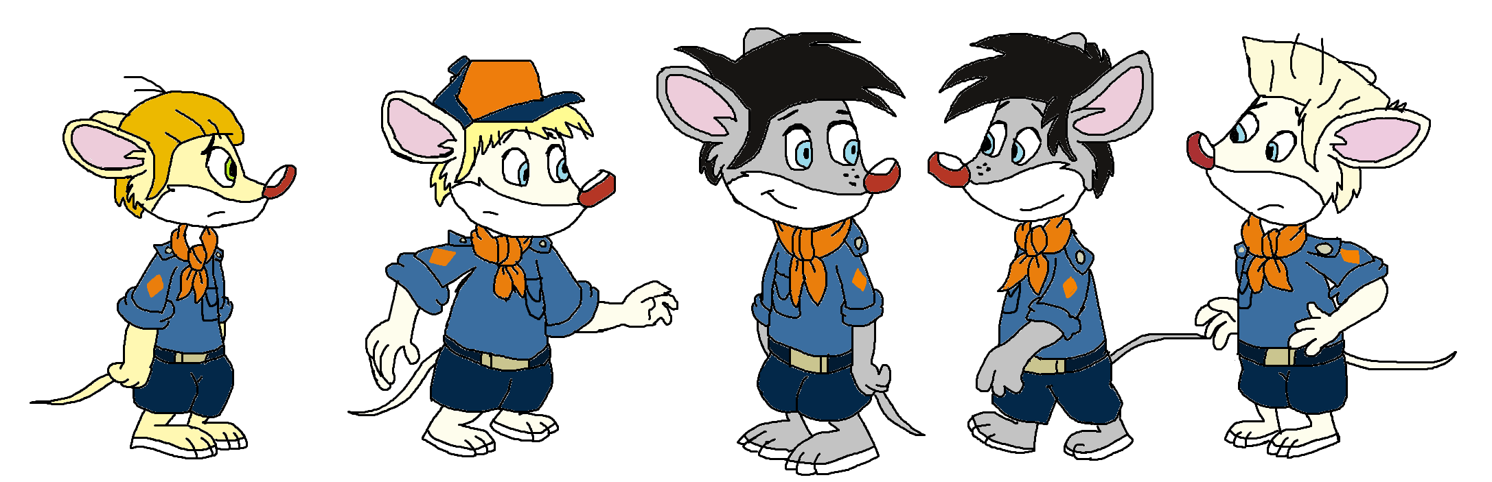 Gift Art: New Mice Scouts by SpencerShiftyBentley on DeviantArt