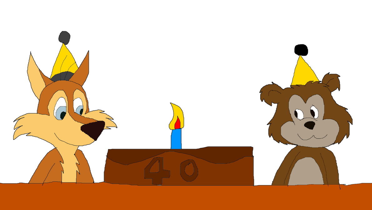 40 Years Of Buttons And Rusty by ShiftyTheB767 on DeviantArt