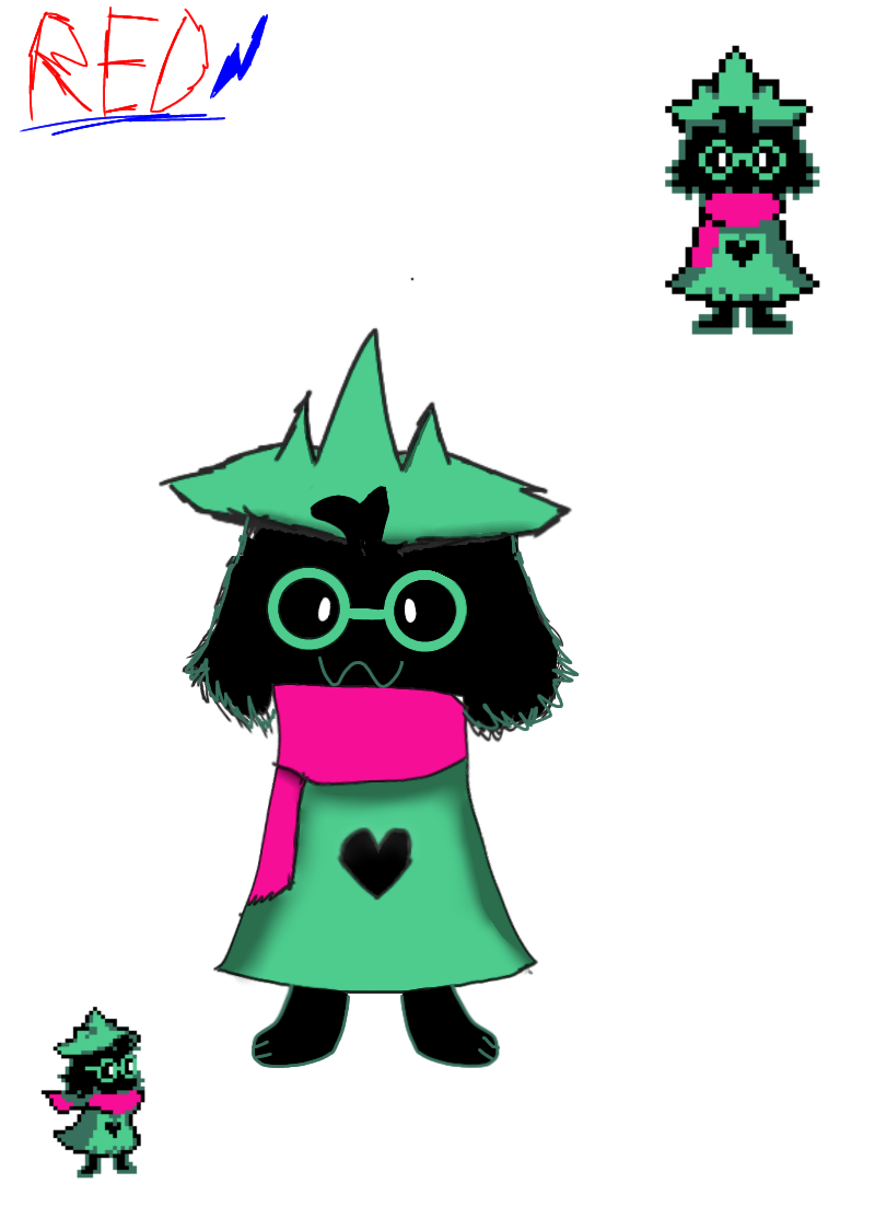 Red Ralsei (V2) Ralsei Deltarune FanArt by Red by redsonic628YT on DeviantArt
