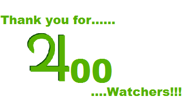 400 Watchers!