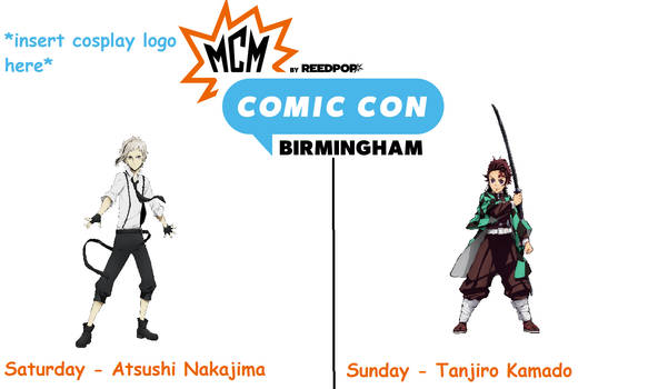 MCM Birmingham 2021 Cosplan