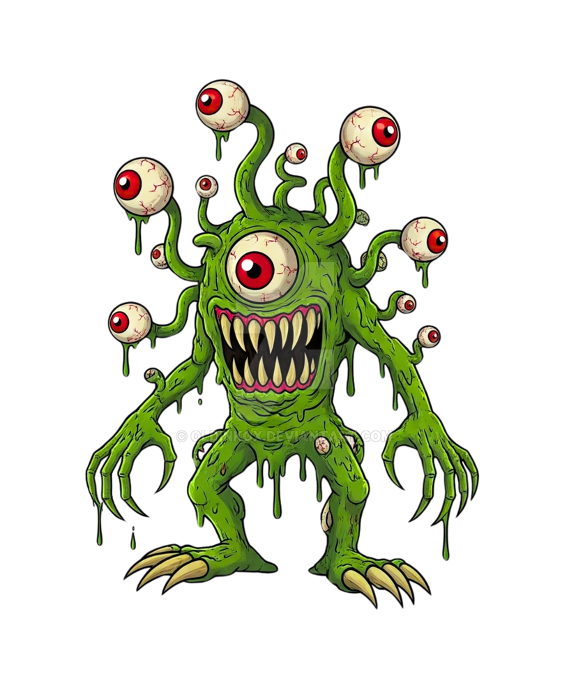 Eyeball Slime Beast by OldInkox on DeviantArt